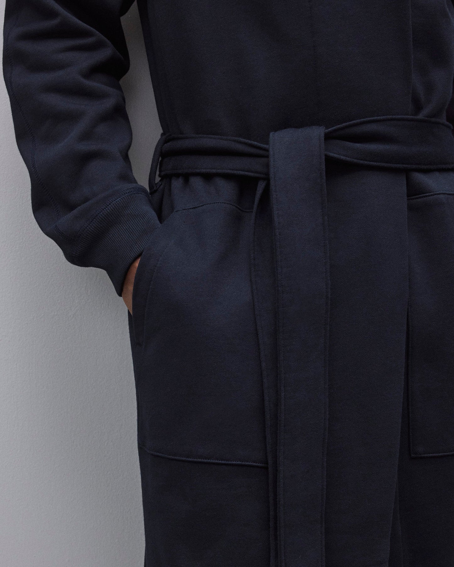 Midweight Terry Relaxed Hooded Robe