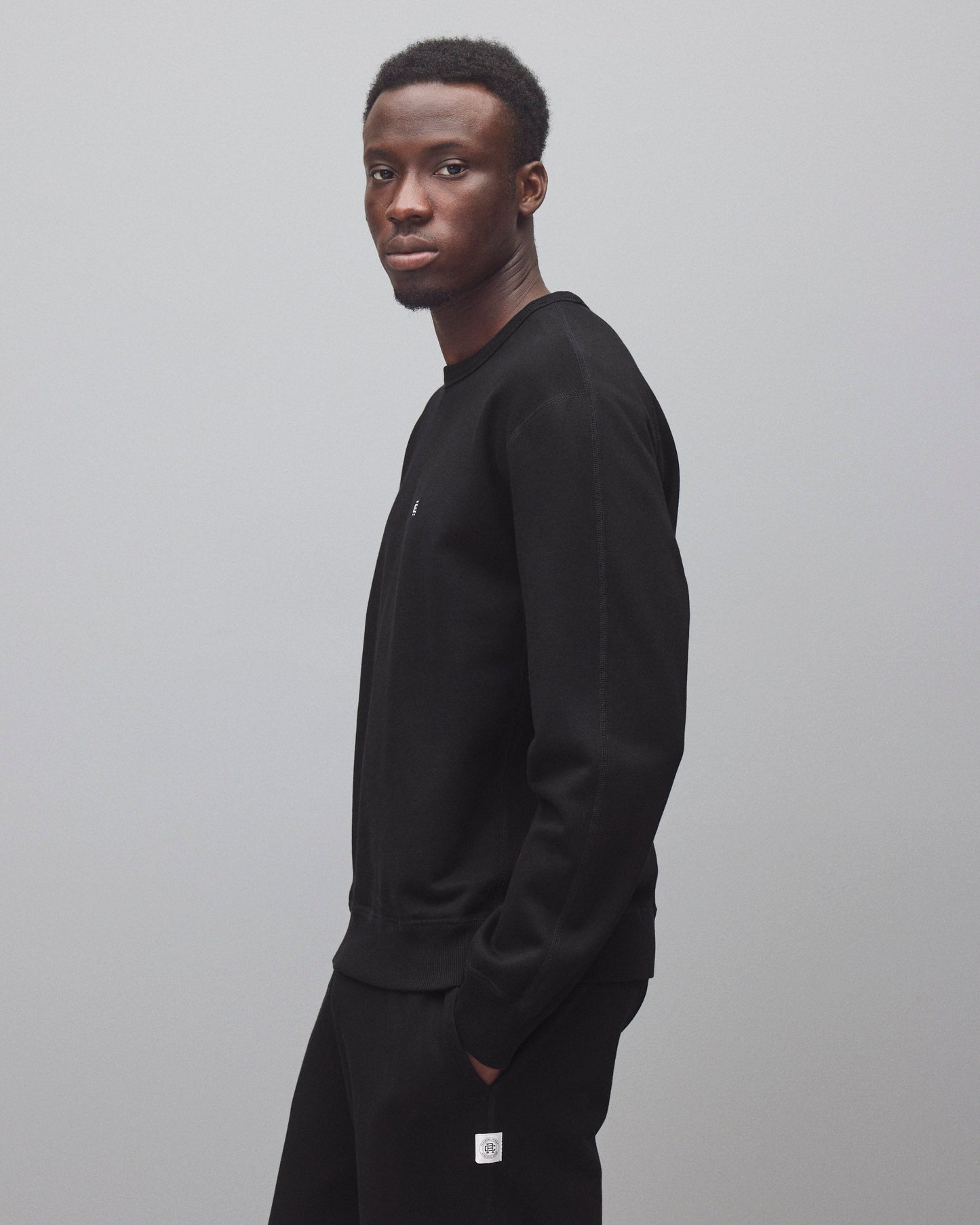 Midweight Terry Monogram Standard Crewneck