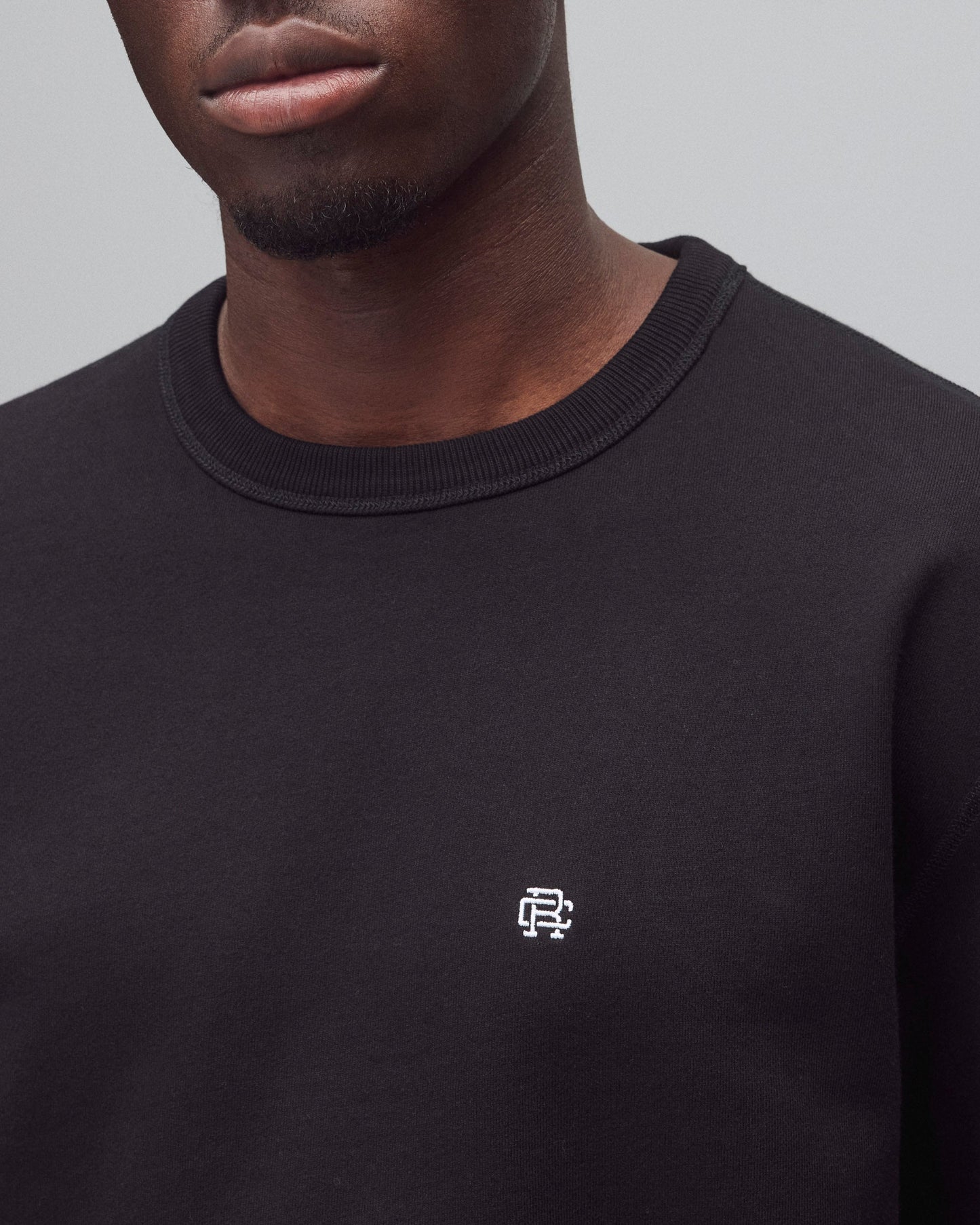 Midweight Terry Monogram Standard Crewneck