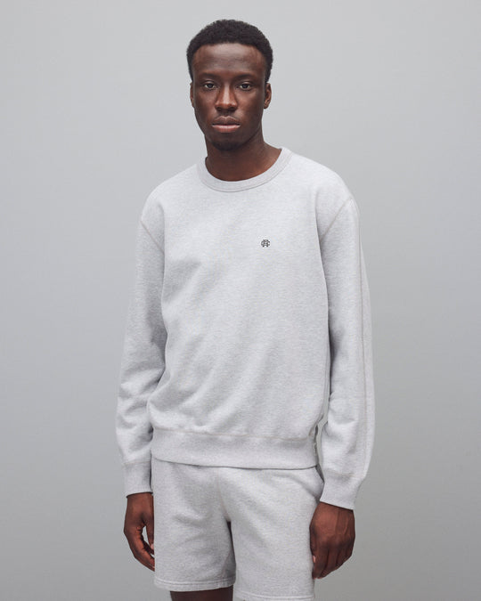 Midweight Terry Monogram Standard Crewneck