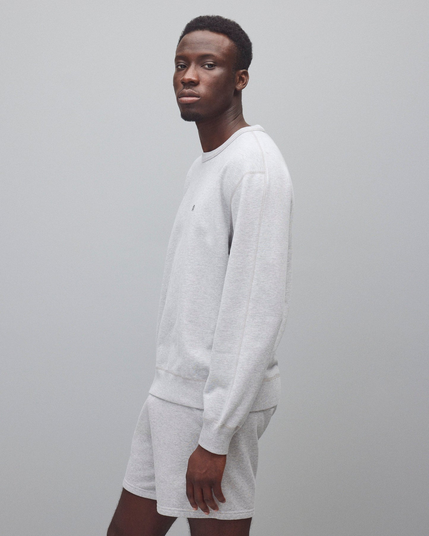 Midweight Terry Monogram Standard Crewneck