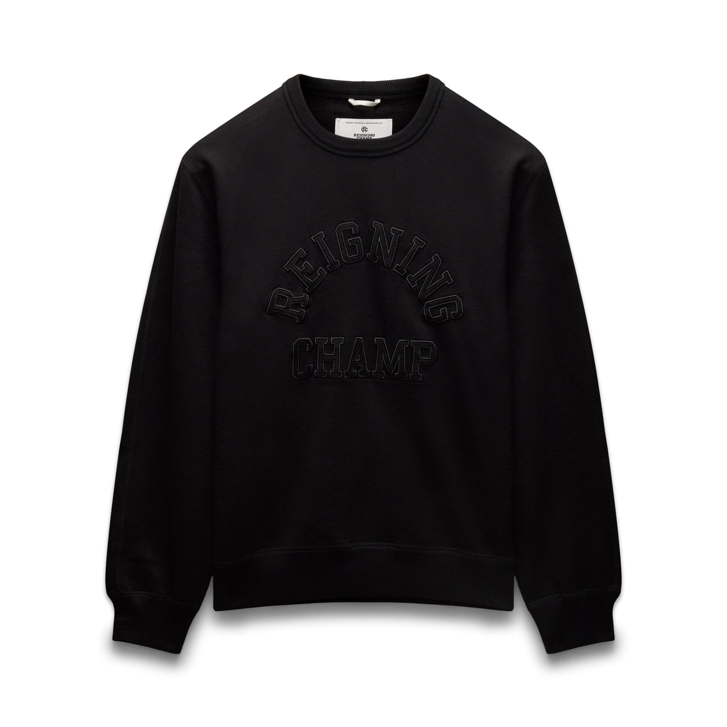 Midweight Terry Arch Logo Standard Crewneck