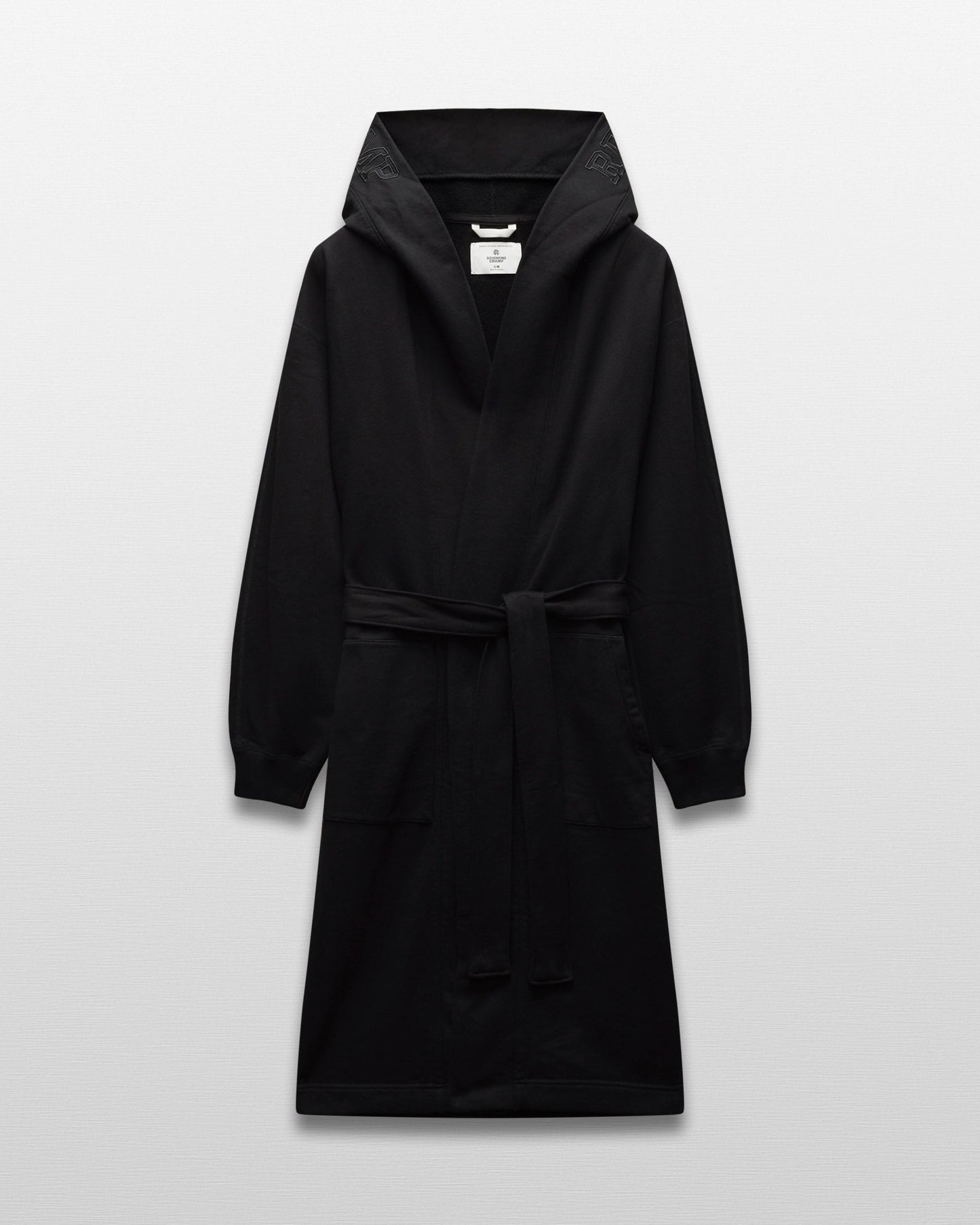 Midweight Terry Logo Relaxed Hooded Robe