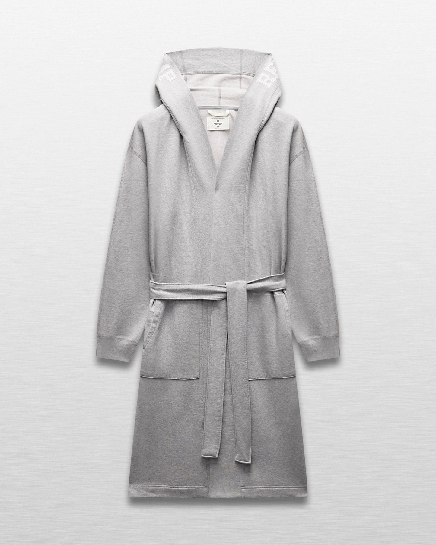 Midweight Terry Logo Relaxed Hooded Robe