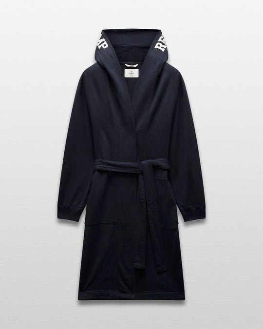 Midweight Terry Logo Relaxed Hooded Robe
