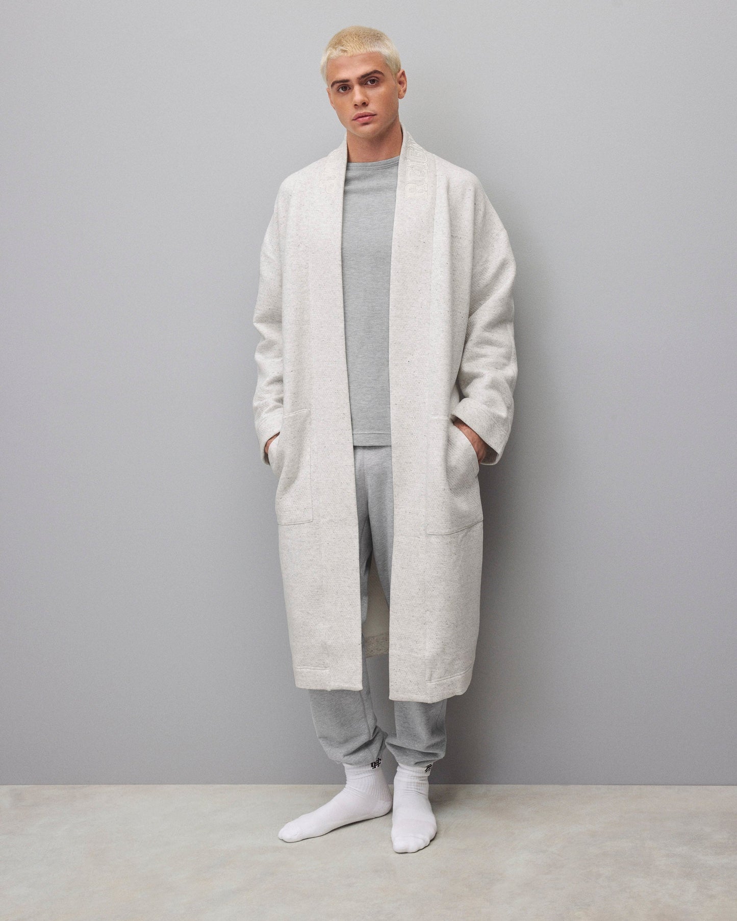 Cabin Fleece Logo Relaxed Robe
