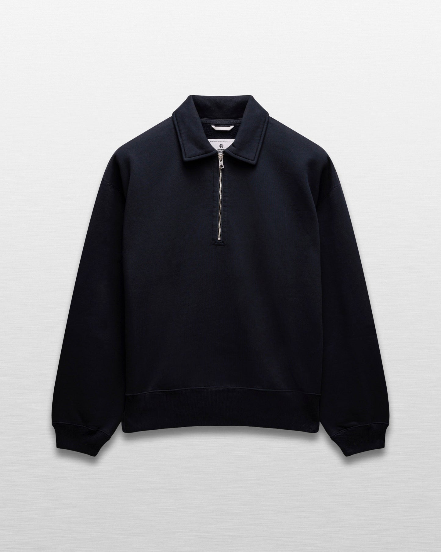 Brushed Fleece Relaxed Half Zip Sweatshirt