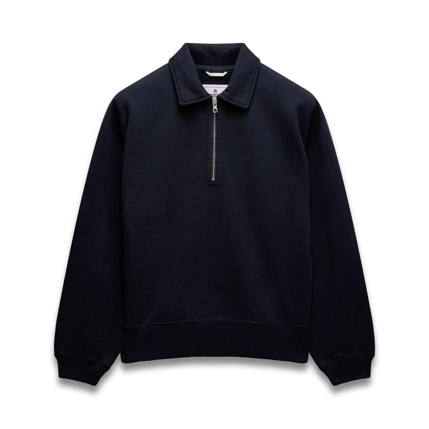 Brushed Fleece Relaxed Half Zip Sweatshirt