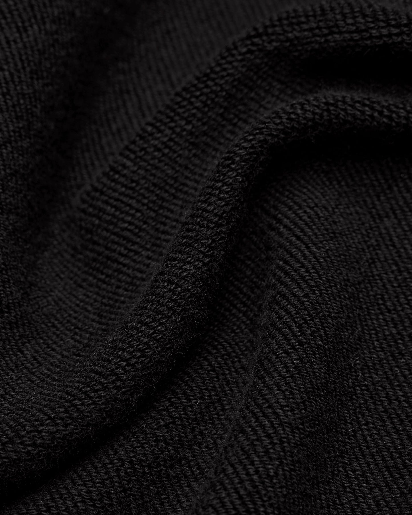 Kyoto Black Midweight Terry Standard Hoodie