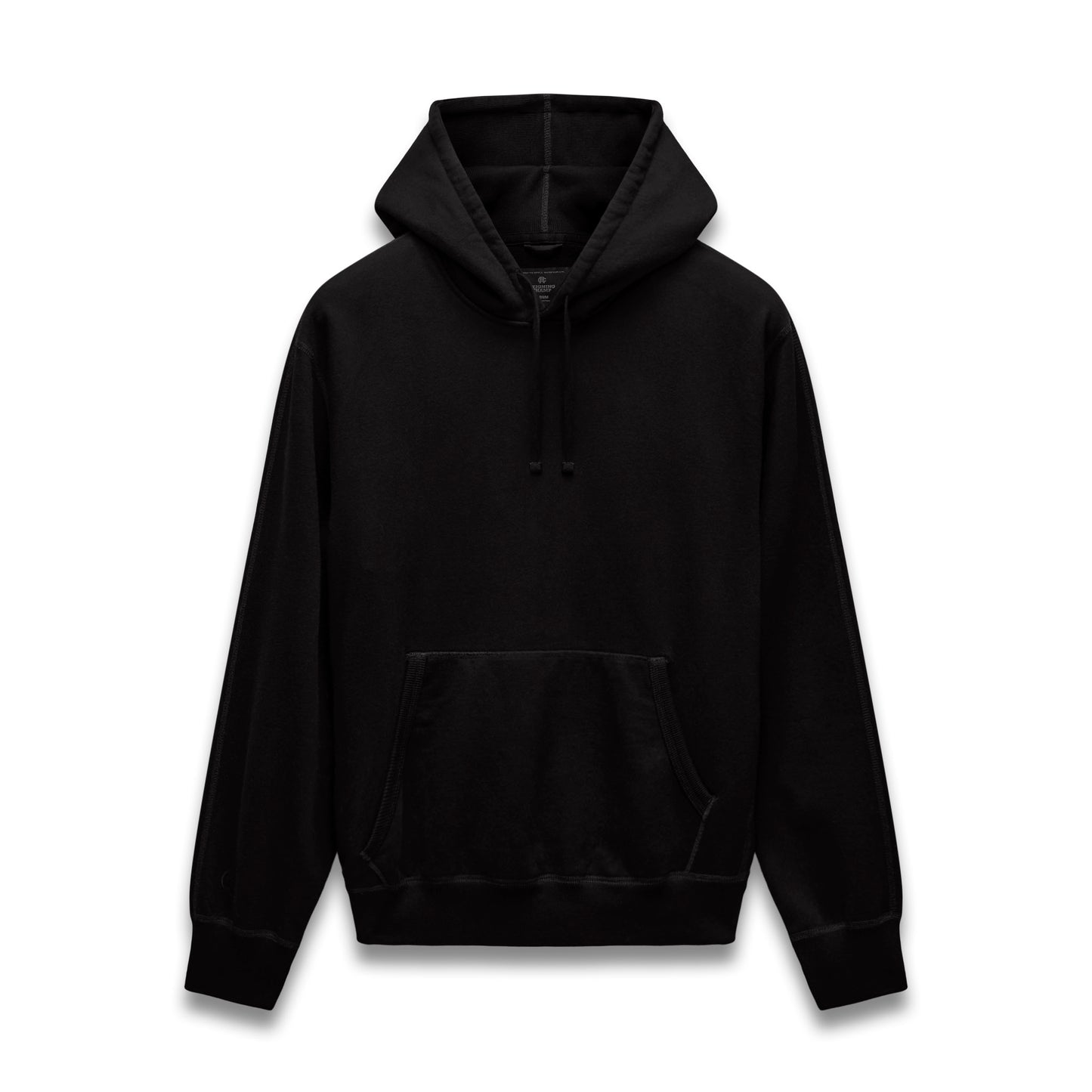 Kyoto Black Midweight Terry Standard Hoodie