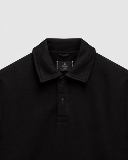 Kyoto Black Midweight Terry Rugby Standard Sweater