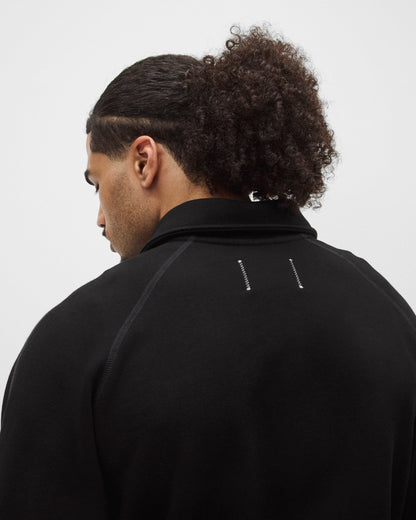 Kyoto Black Midweight Terry Rugby Standard Sweater