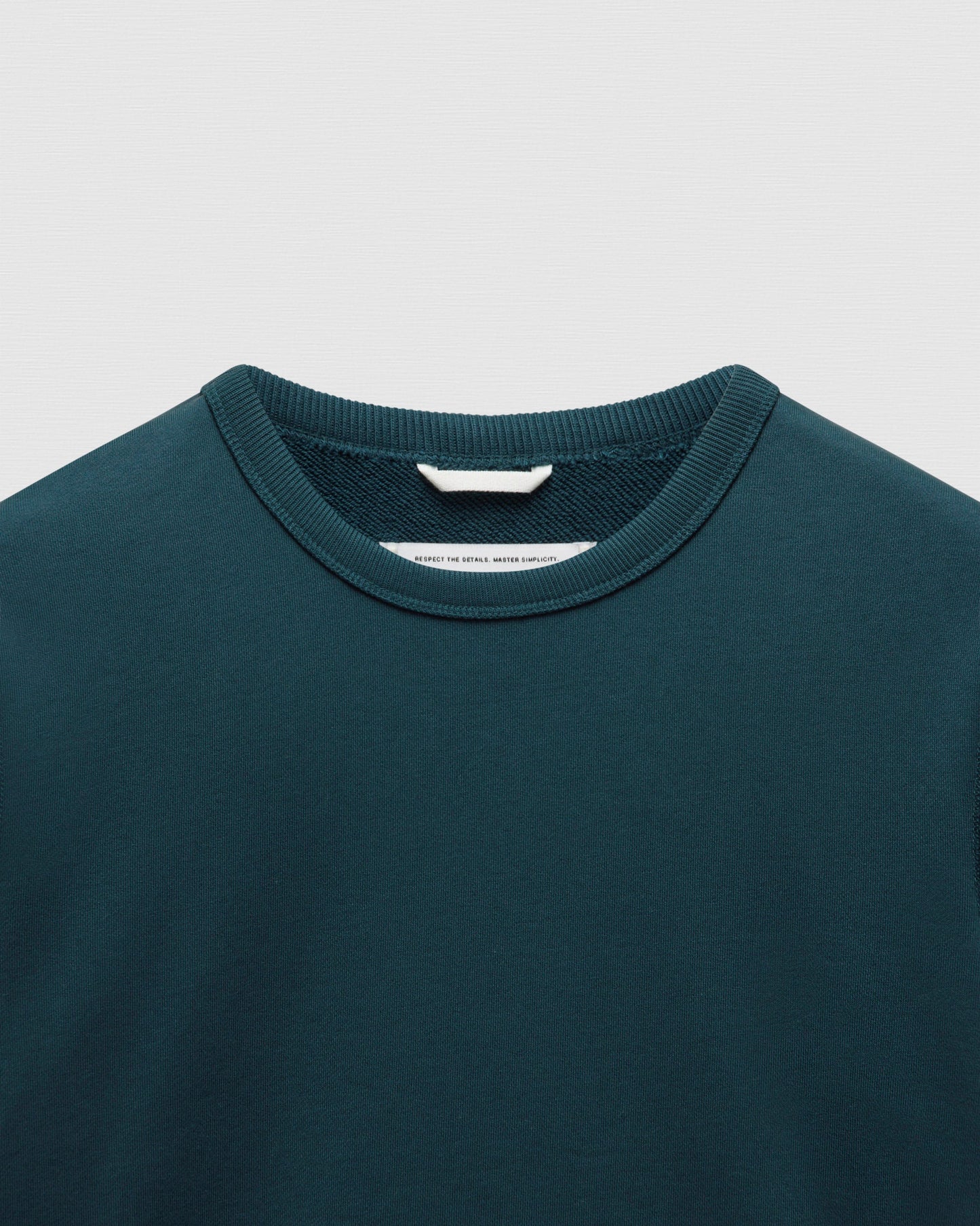 Midweight Terry Slim Crewneck