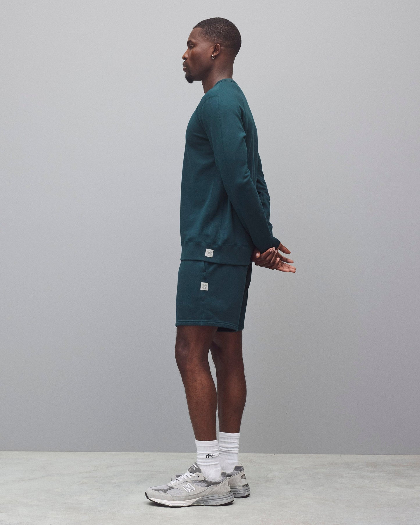 Midweight Terry Slim Crewneck