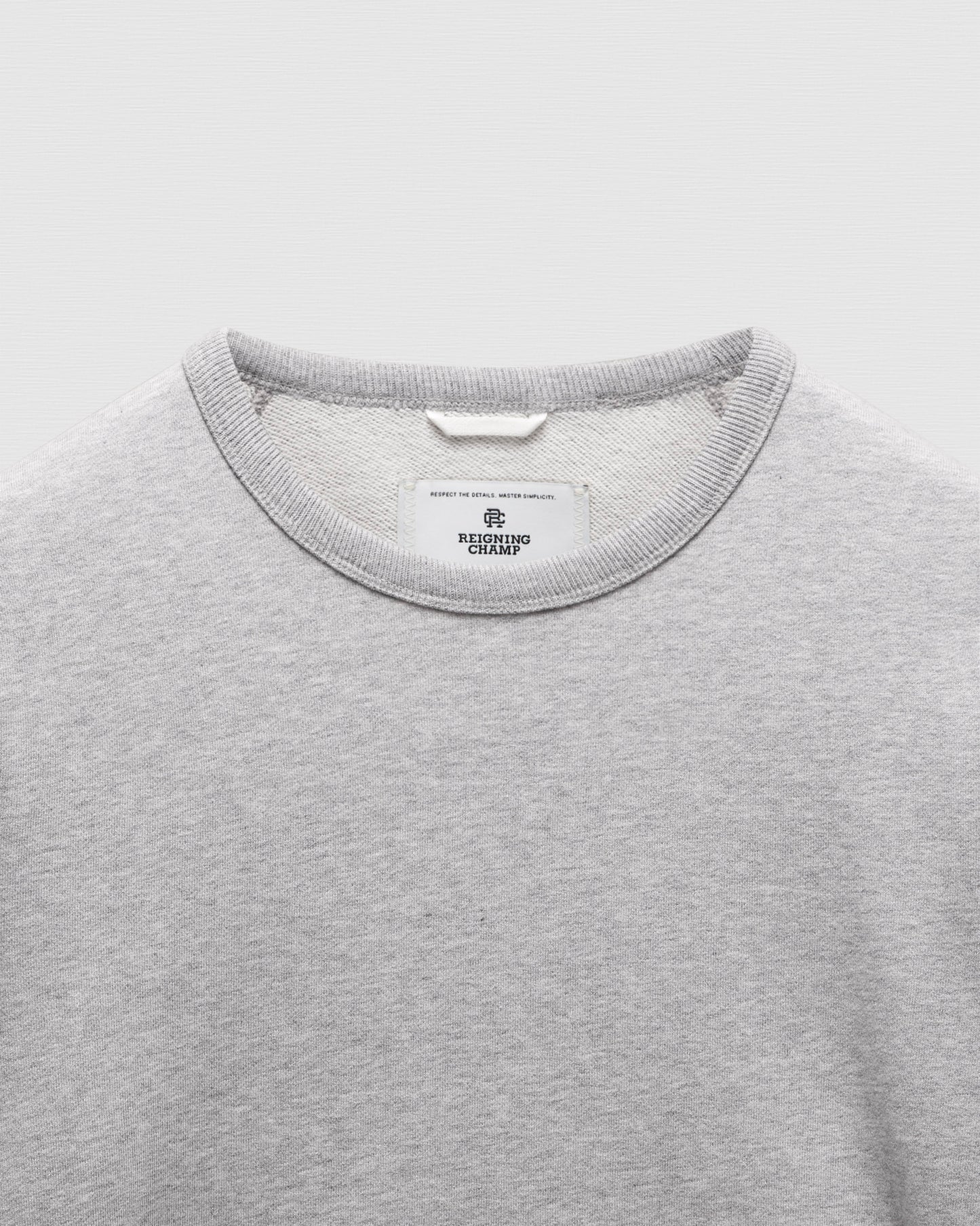 Midweight Terry Slim Crewneck