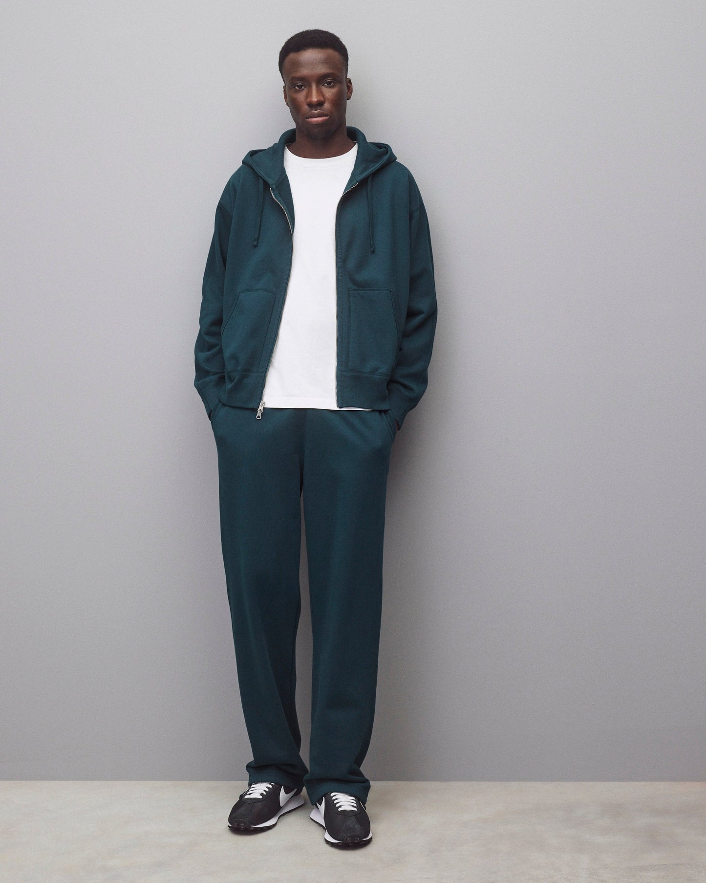 Midweight Terry Relaxed Zip Hoodie