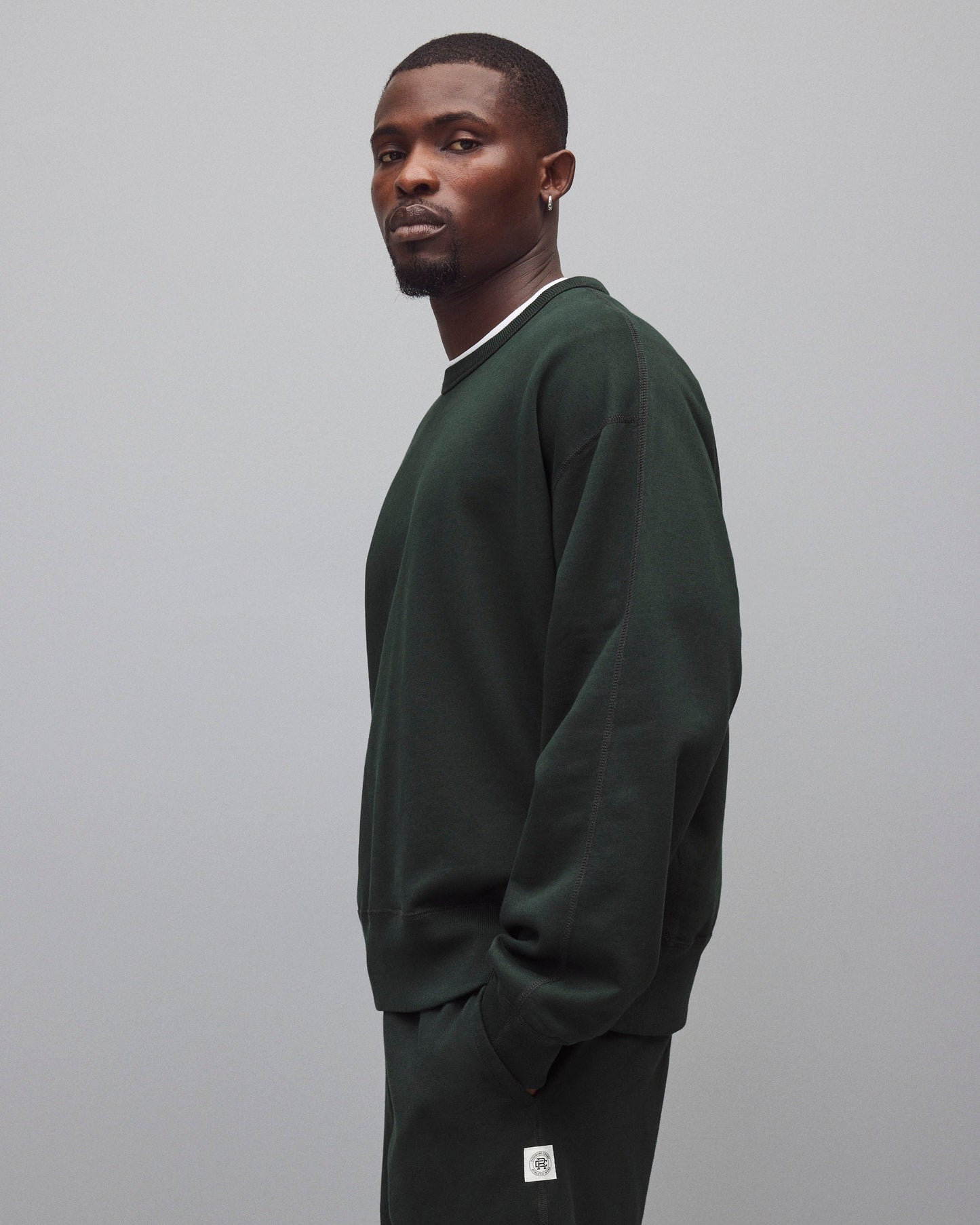 Midweight Terry Relaxed Crewneck