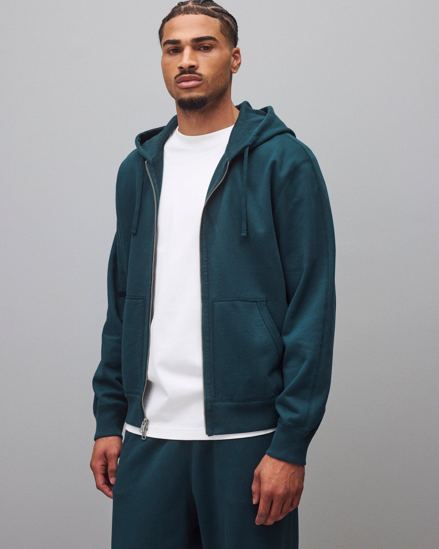 Midweight Terry Standard Zip Hoodie