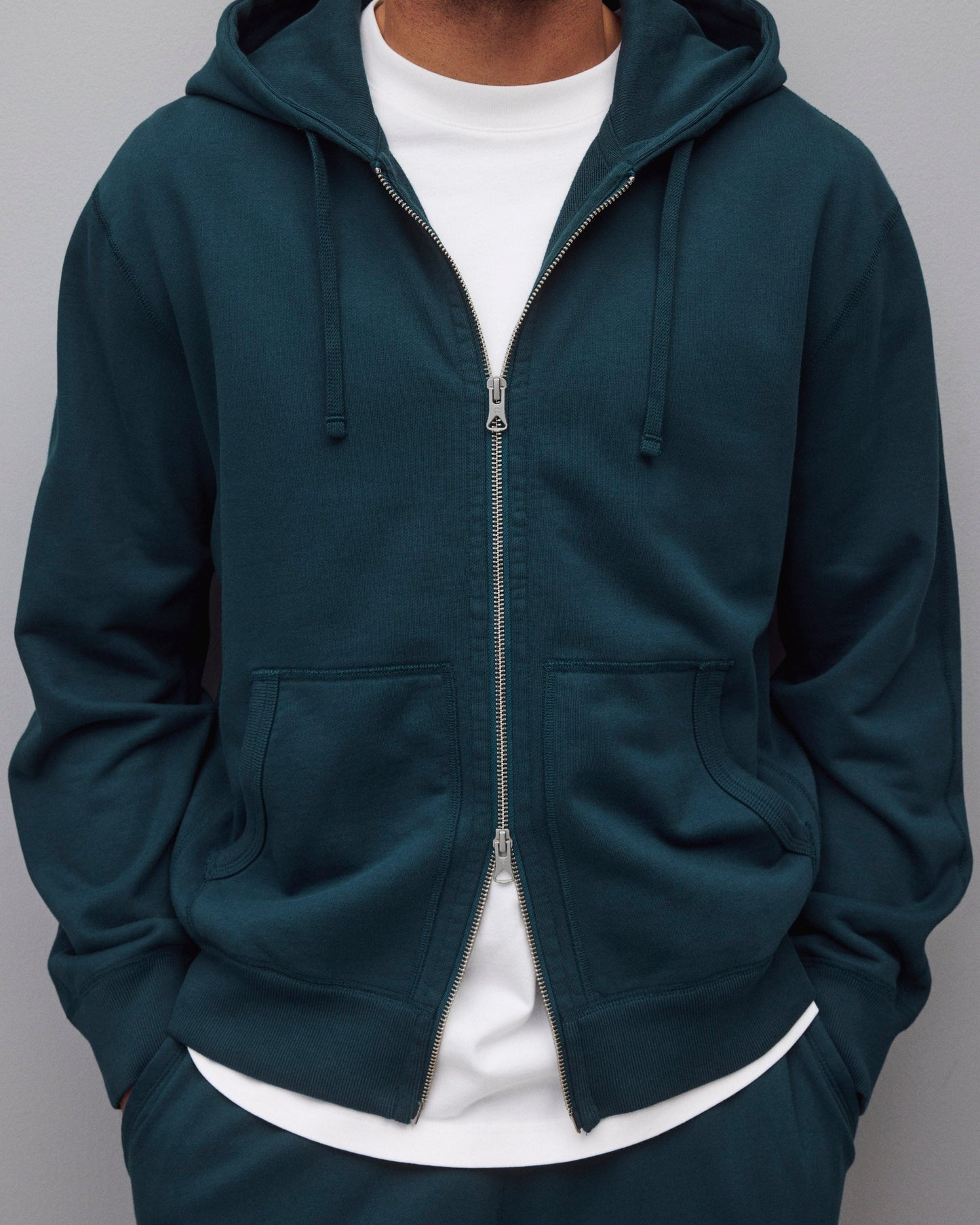 Midweight Terry Standard Zip Hoodie