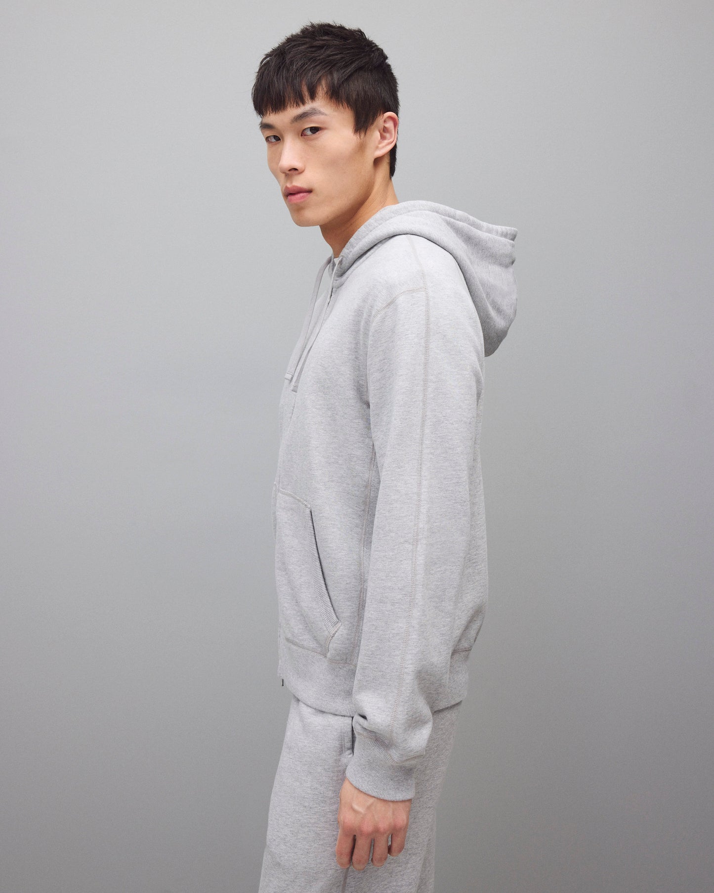 Midweight Terry Standard Zip Hoodie
