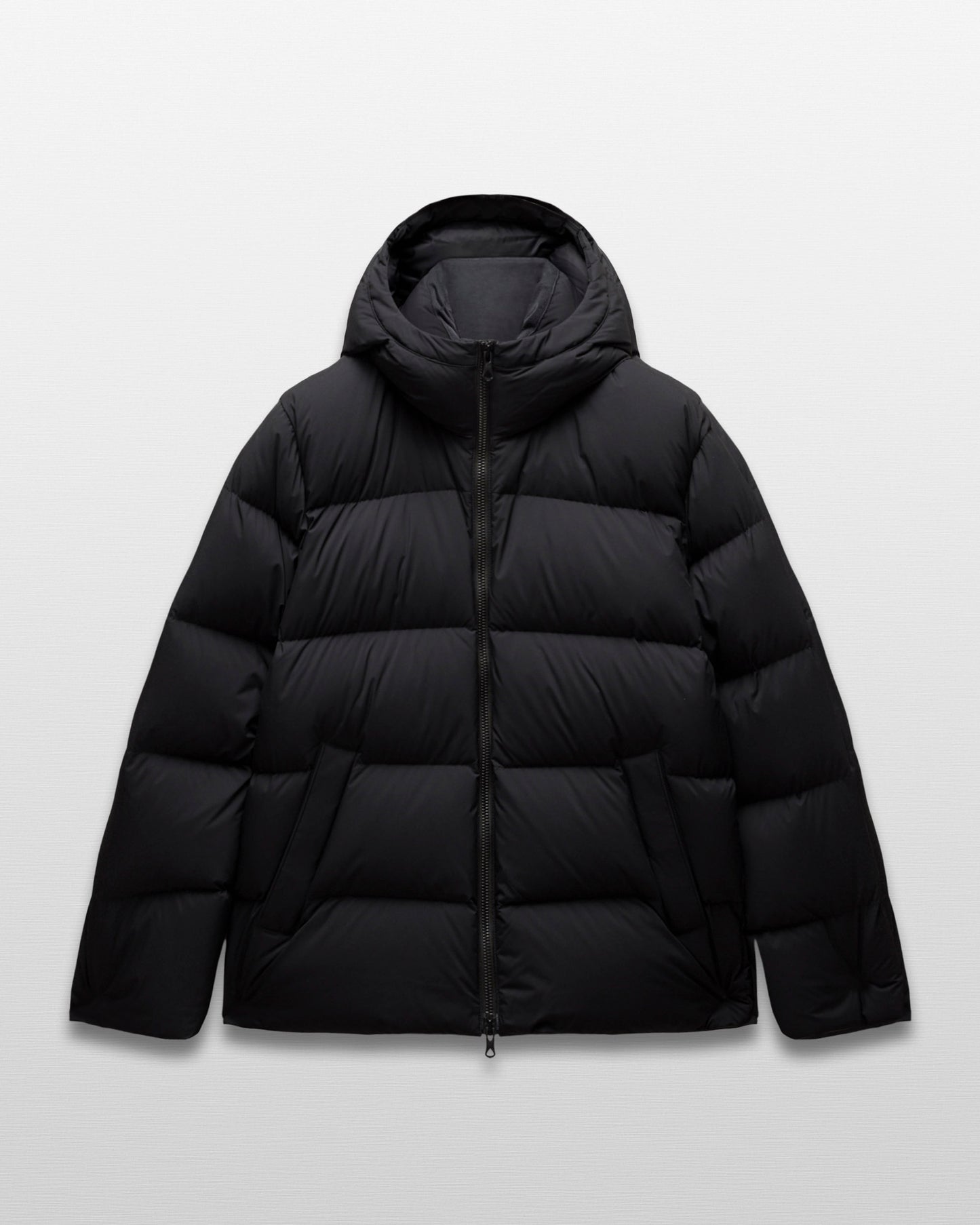 Matte Ripstop Franchise Hooded Down Jacket
