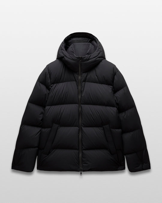 Matte Ripstop Franchise Hooded Down Jacket