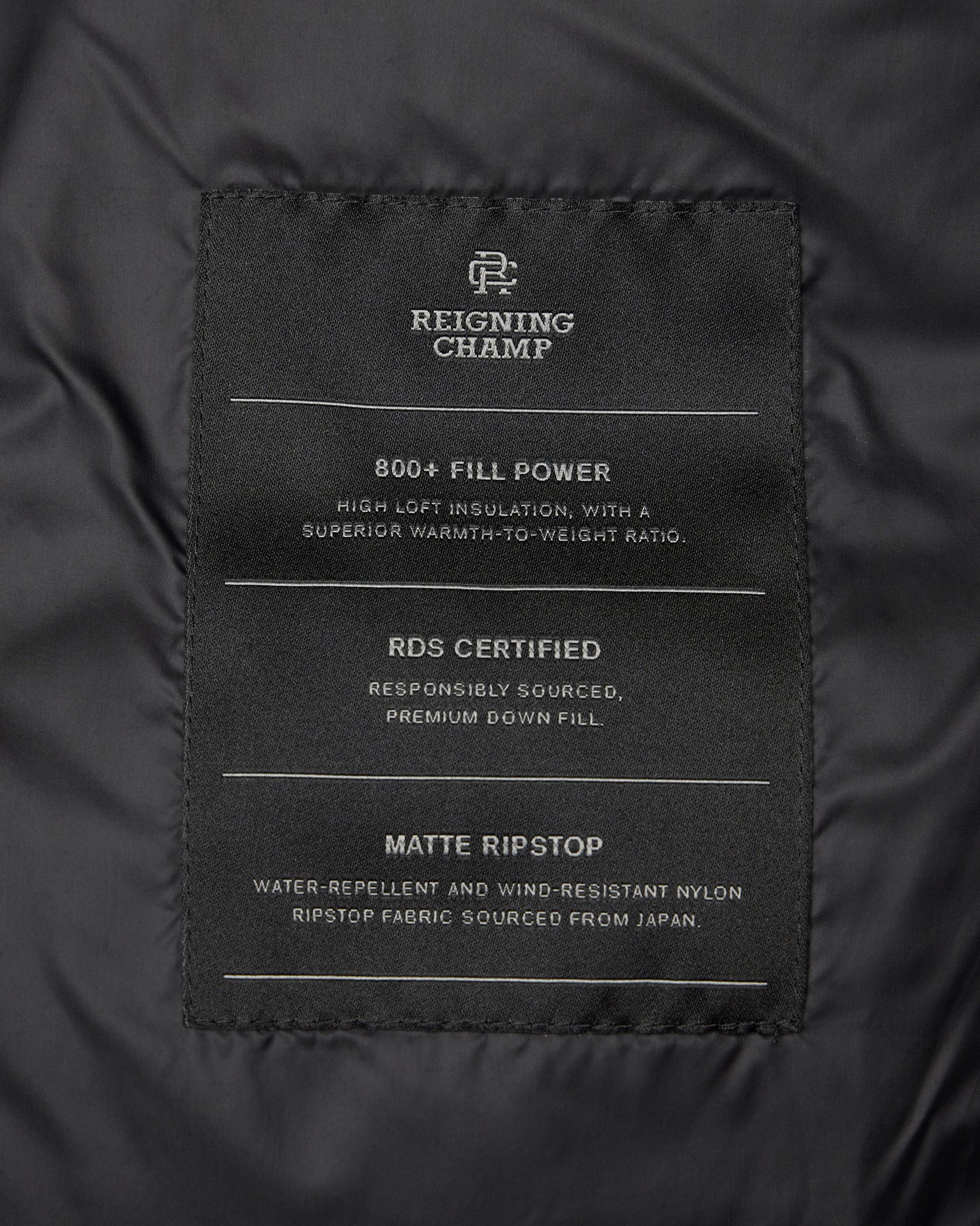 Matte Ripstop Franchise Hooded Down Jacket
