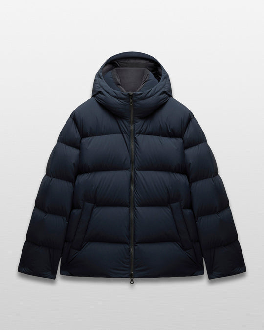 Matte Ripstop Franchise Hooded Down Jacket