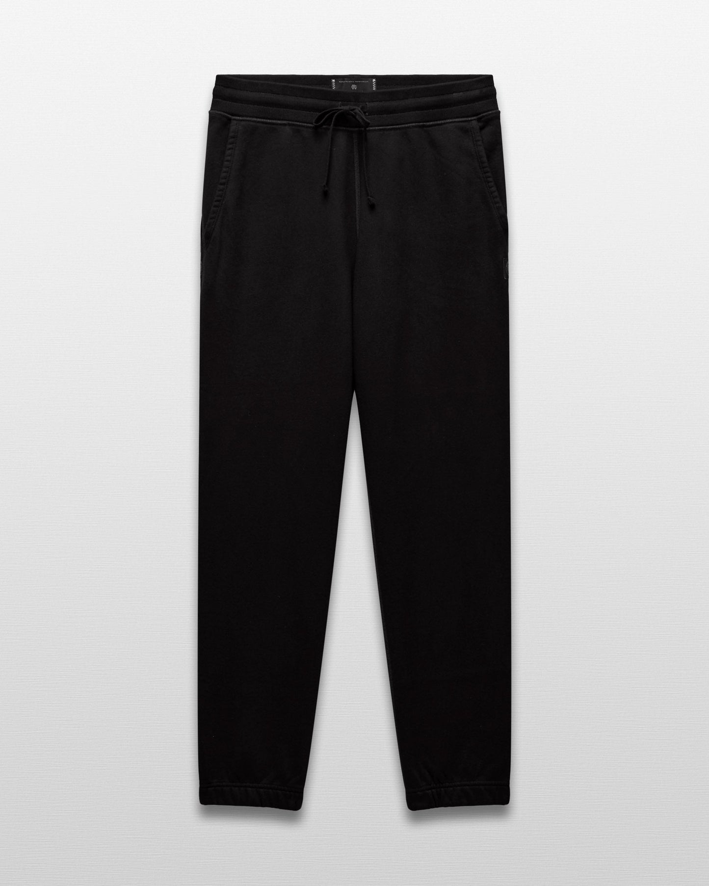 Kyoto Black Midweight Terry Standard Sweatpant