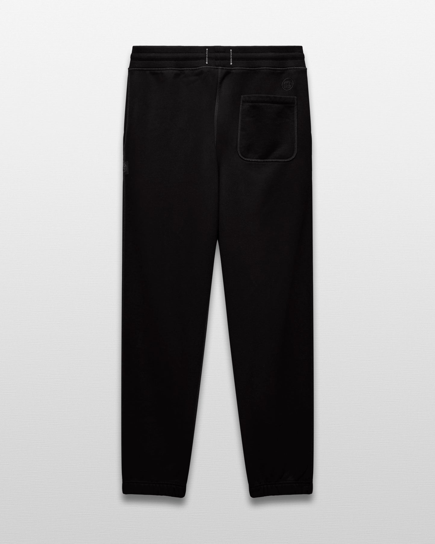 Kyoto Black Midweight Terry Standard Sweatpant