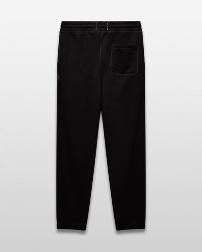 Kyoto Black Midweight Terry Standard Sweatpant