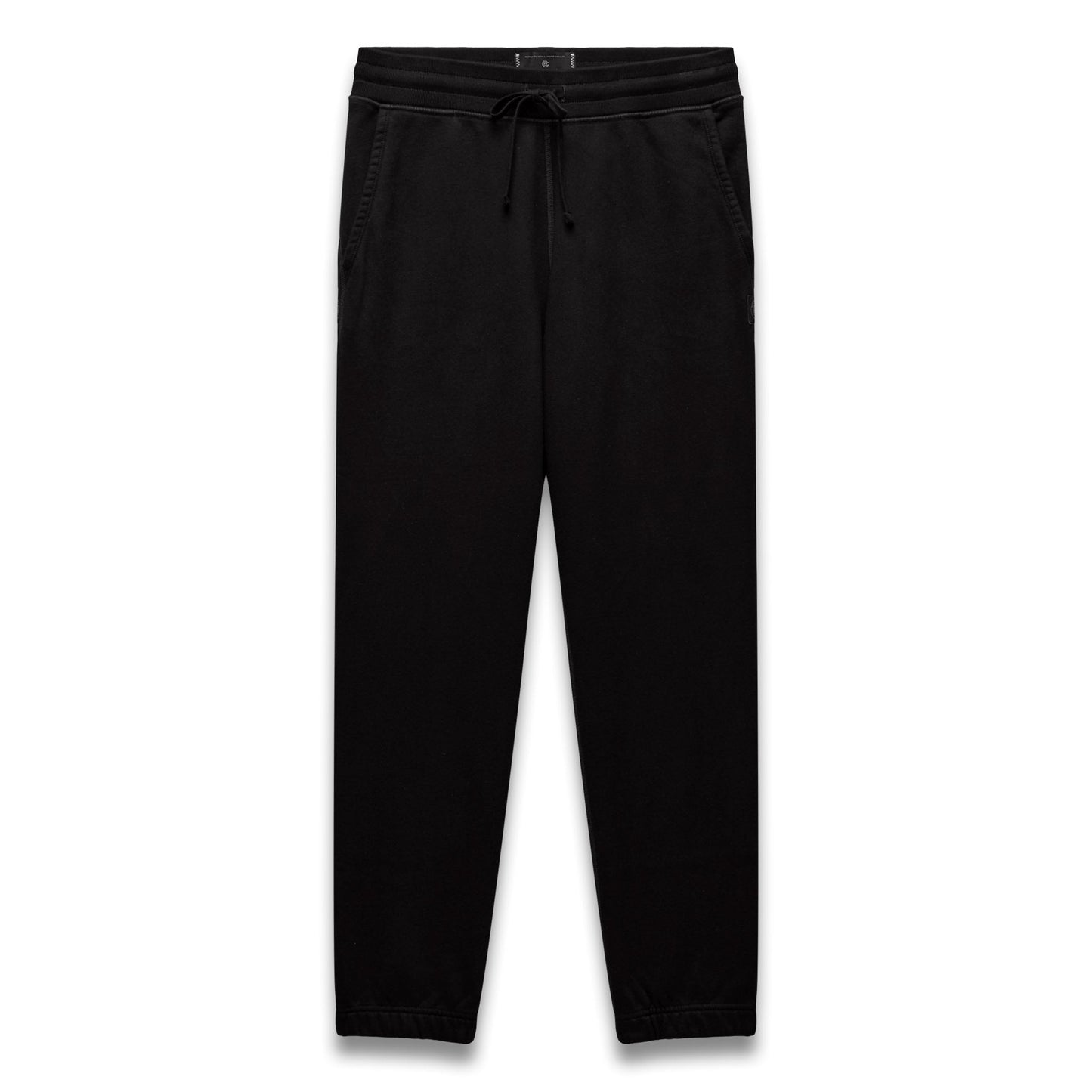 Kyoto Black Midweight Terry Standard Sweatpant