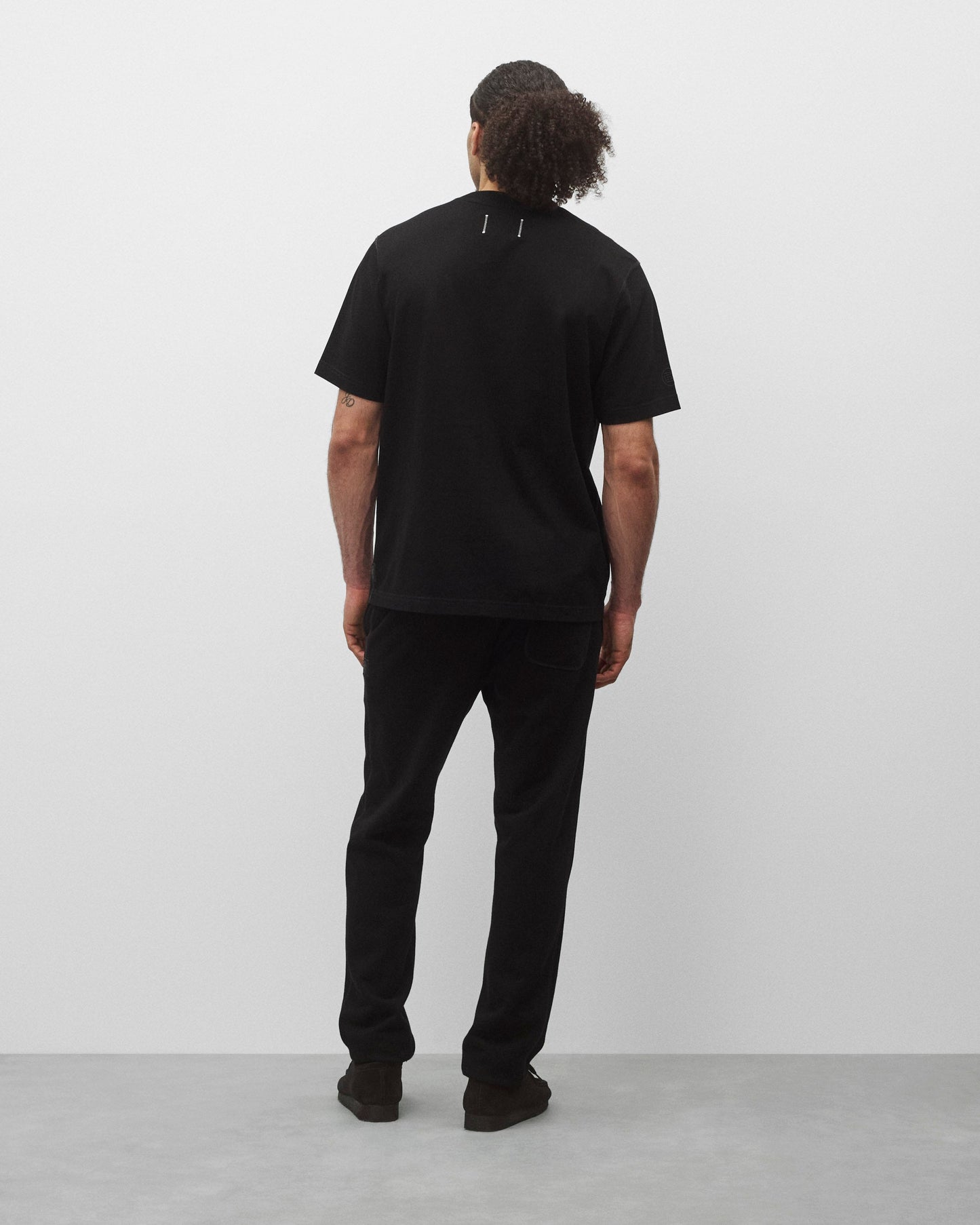 Kyoto Black Midweight Terry Standard Sweatpant
