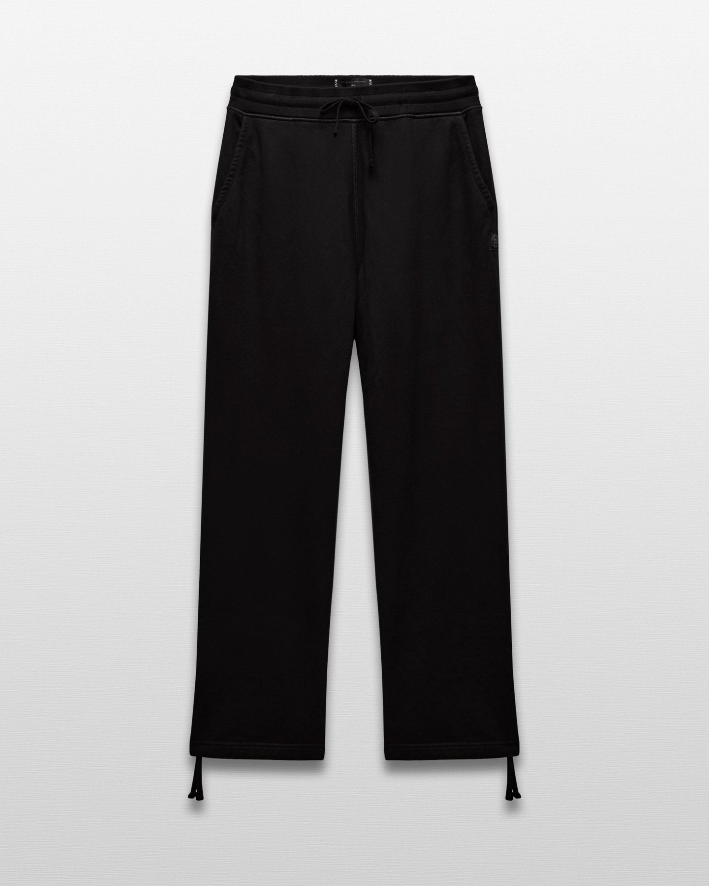 Kyoto Black Midweight Terry Relaxed Sweatpant
