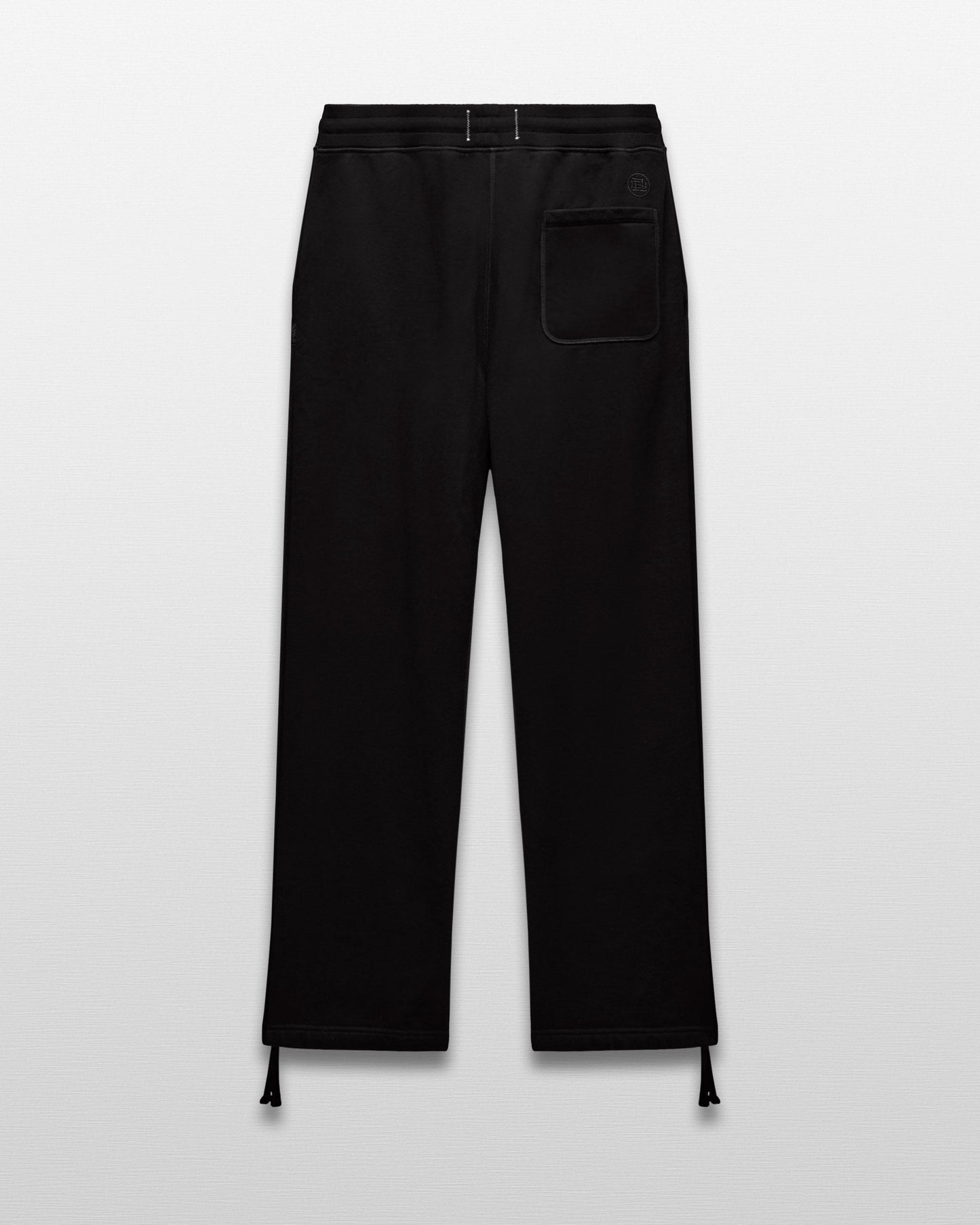 Kyoto Black Midweight Terry Relaxed Sweatpant