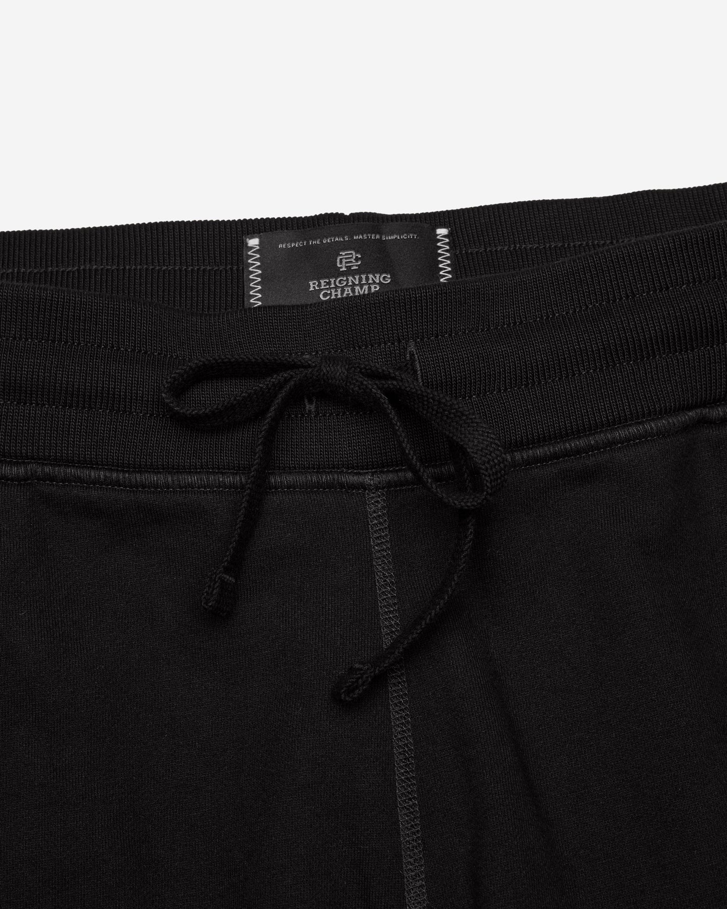 Kyoto Black Midweight Terry Relaxed Sweatpant