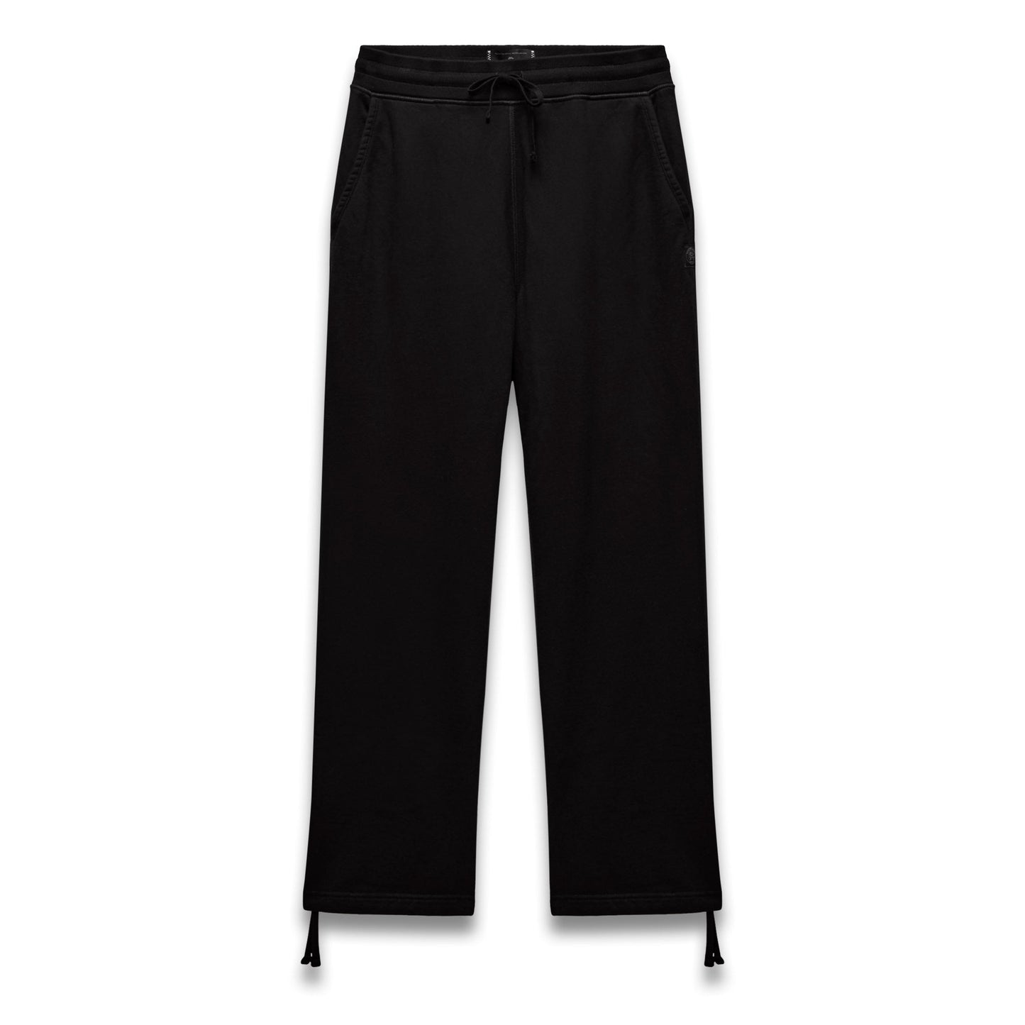 Kyoto Black Midweight Terry Relaxed Sweatpant