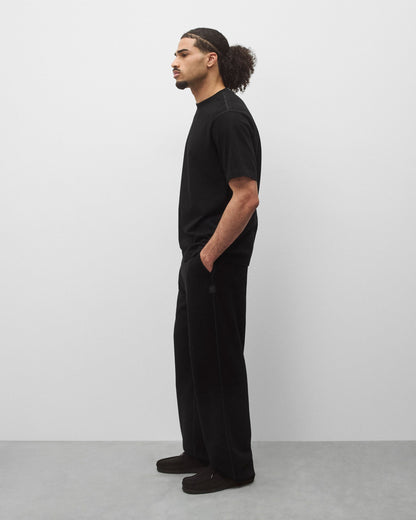 Kyoto Black Midweight Terry Relaxed Sweatpant