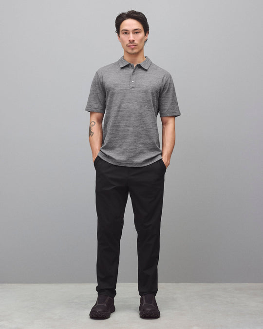Stretch Warp Knit Coach's Slim Pant Shorter
