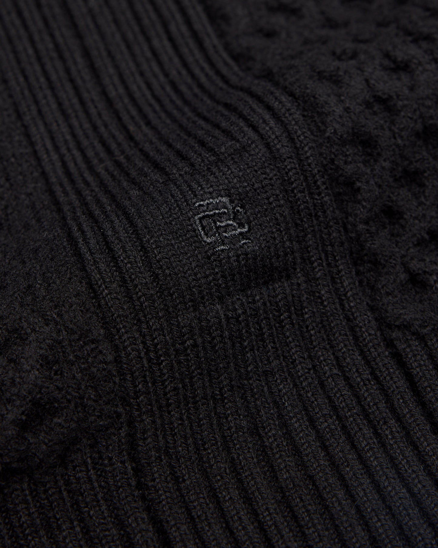 Merino Honeycomb Crewneck