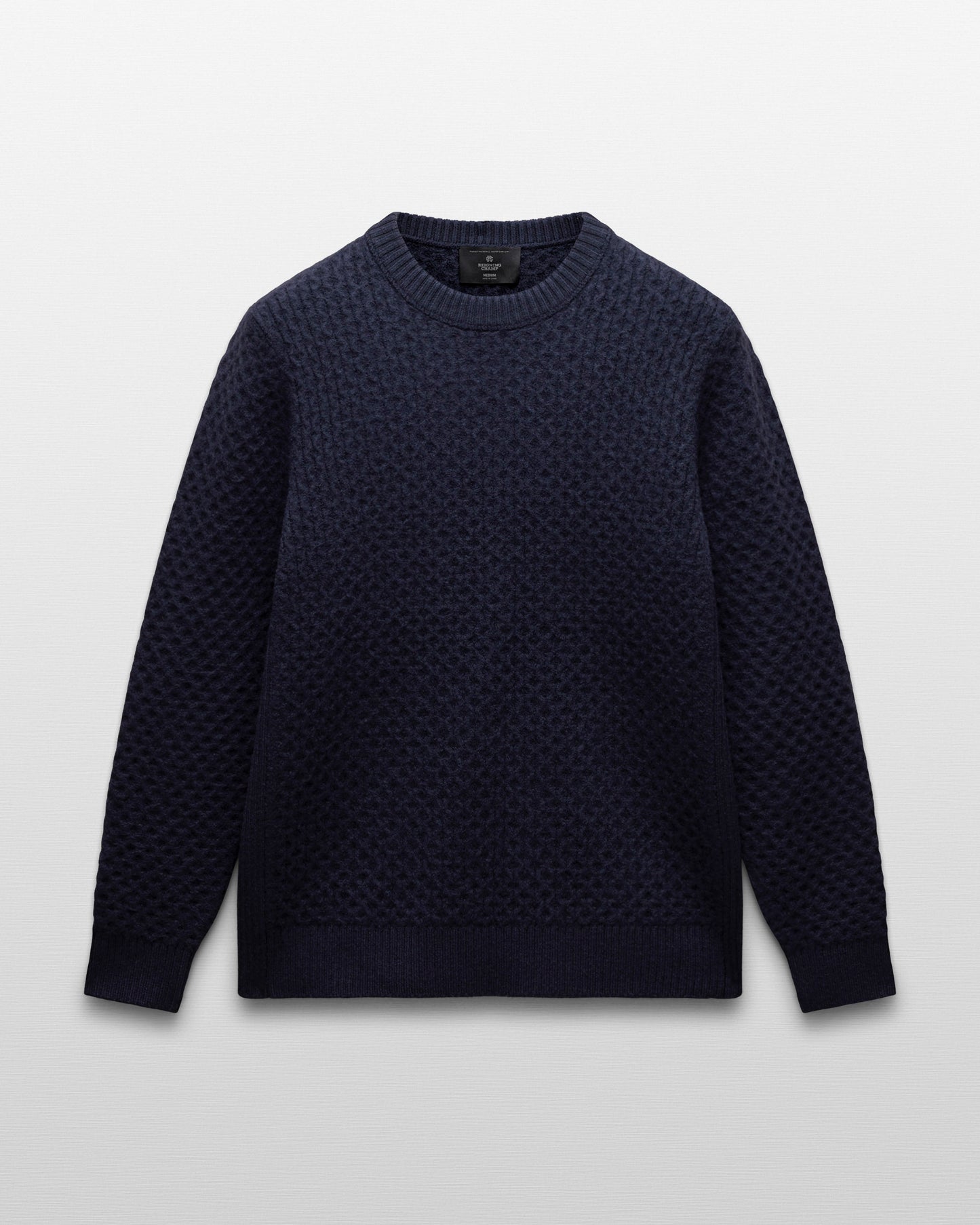 Merino Honeycomb Crewneck