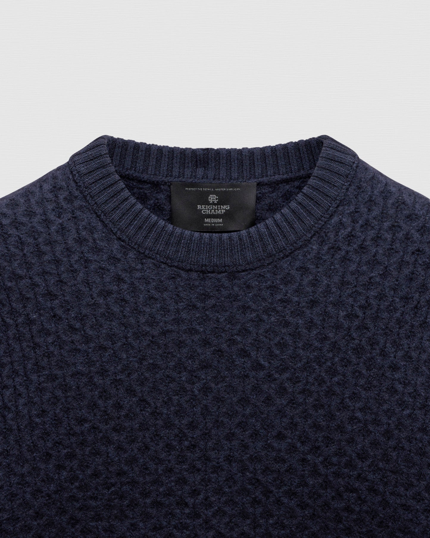 Merino Honeycomb Crewneck