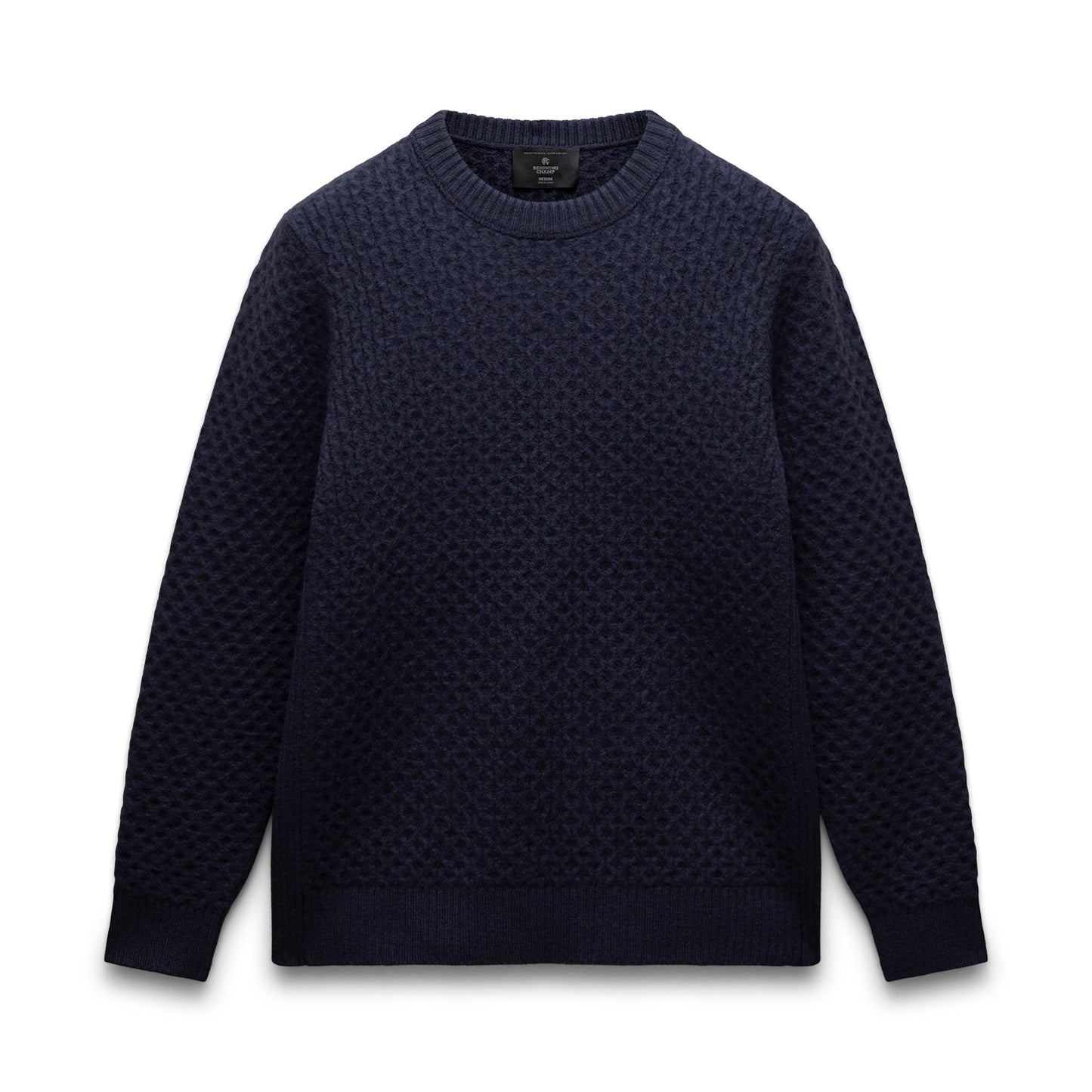 Merino Honeycomb Crewneck