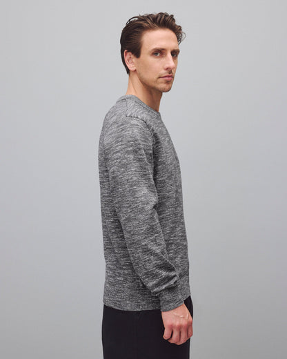 Cotton Slub Laurel Crewneck