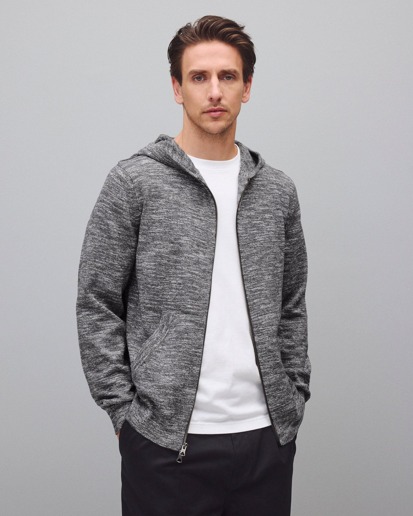 Cotton Slub Laurel Zip Hoodie