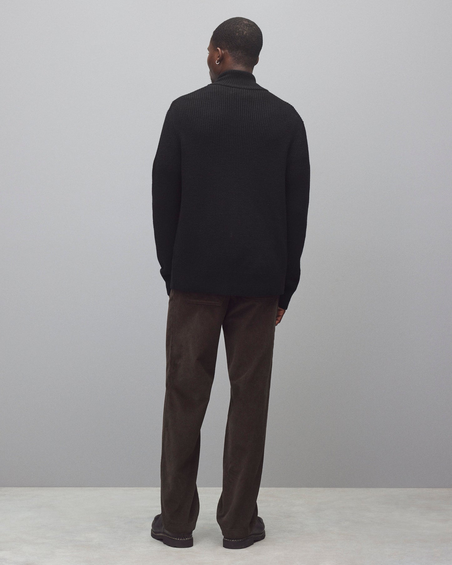 Merino Rib Vinnie Track Jacket