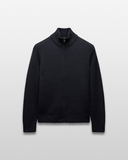 Merino Rib Vinnie Track Jacket