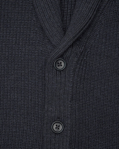 Merino Rib Vinnie Shawl Cardigan