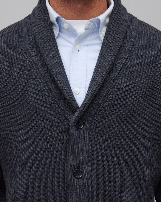 Merino Rib Vinnie Shawl Cardigan