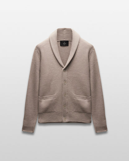 Merino Rib Vinnie Shawl Cardigan